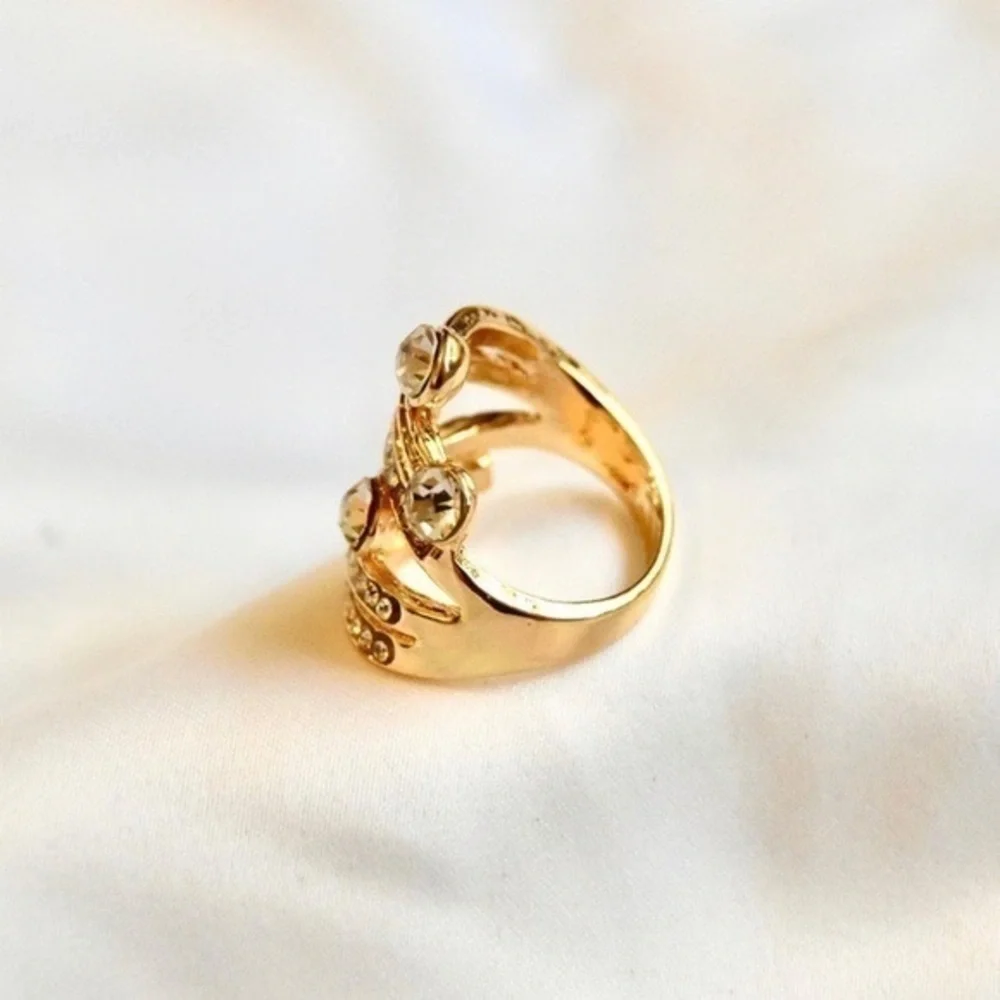 Layered Rhinestone Ring - Picture 3 of 3